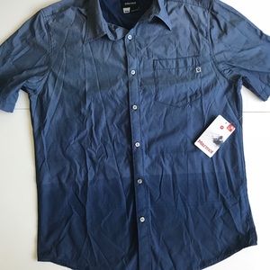 NEW Marmot Hamilton Hiking shirt size M blue men’s